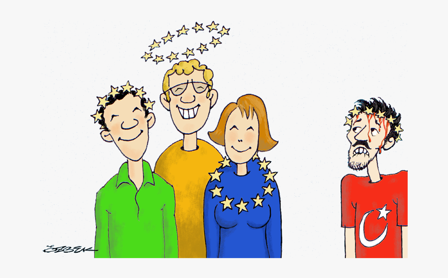 Family Of 5 Clipart - Family Cartoon, Transparent Clipart