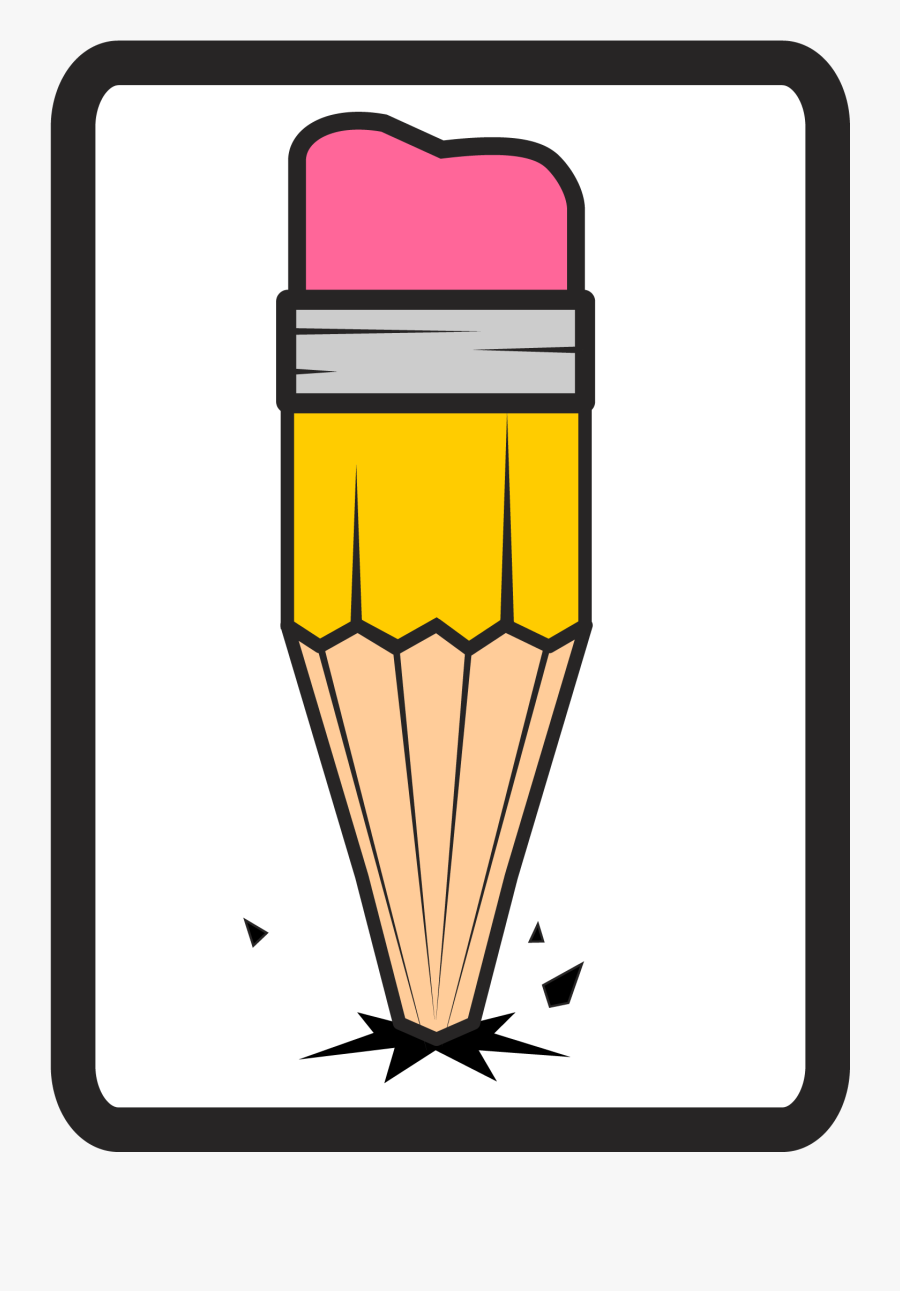 Unruly Pencil, Transparent Clipart