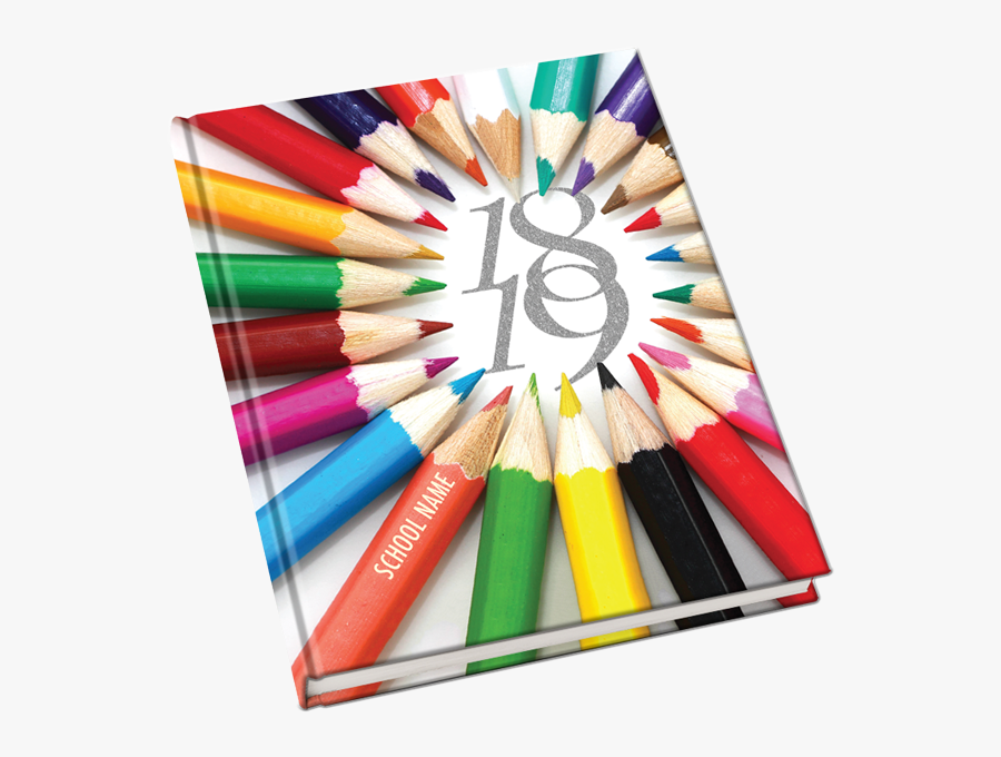 Colored Pencils, Sharpen Up School Memories, Elementary - Elementary School Yearbook Memory, Transparent Clipart