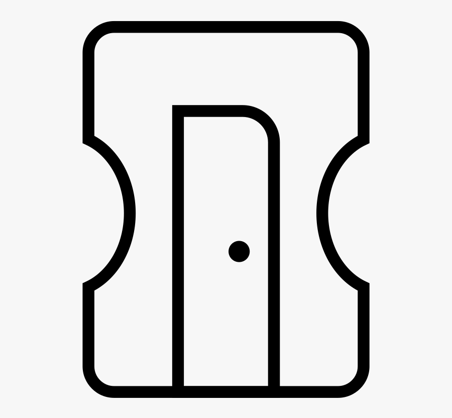 Dibujo De Sacapuntas Para Colorear, Transparent Clipart