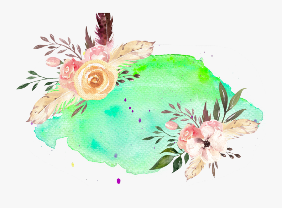 #flowers #vinesandleaves #colourful #header #logo #textart - Artificial Flower, Transparent Clipart
