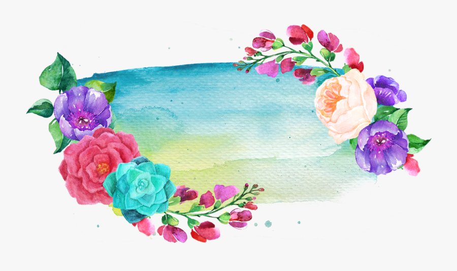 #flowers #vinesandleaves #colourful #header #logo #textart - Garden Roses, Transparent Clipart