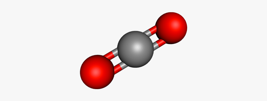 Carbon Dioxide Molecule Transparent, Transparent Clipart