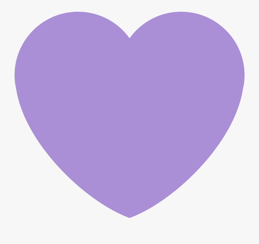 Purple Heart Png - Twitter Purple Heart Emoji, Transparent Clipart