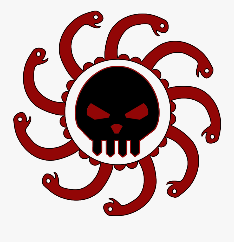 Transparent Sea Serpent Clipart - Jolly Roger Gol D Roger, Transparent Clipart