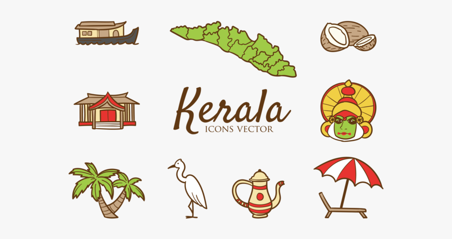 Kerala Icons Vector - Kerala Vector Icons, Transparent Clipart