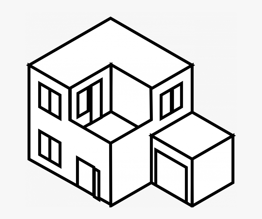 Drawing House, Transparent Clipart