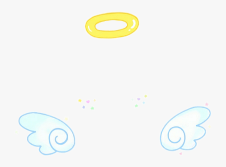 #angel #filter #snow #kawaii - Circle, Transparent Clipart
