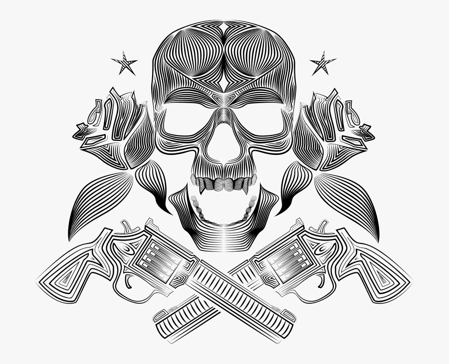 Transparent Firearms Clipart - Guns Coloring Pages, Transparent Clipart