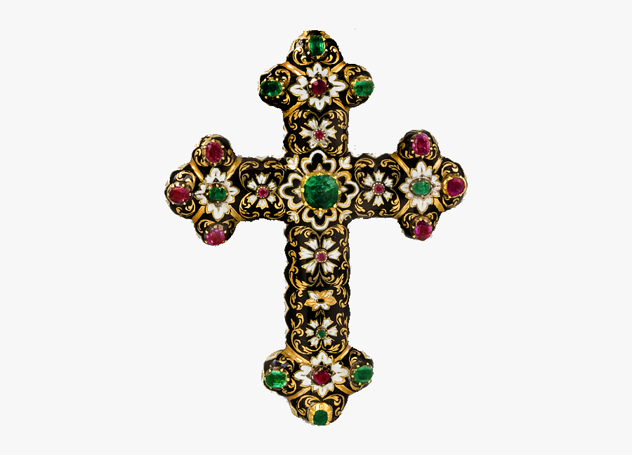 Folk Art Clipart Cut Out - Cross Tattoo Clip Art, Transparent Clipart