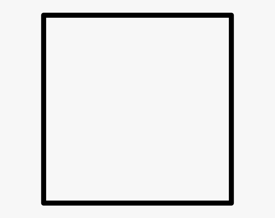 Transparent Borders Png Transparent - Black Line Border Portrait, Transparent Clipart