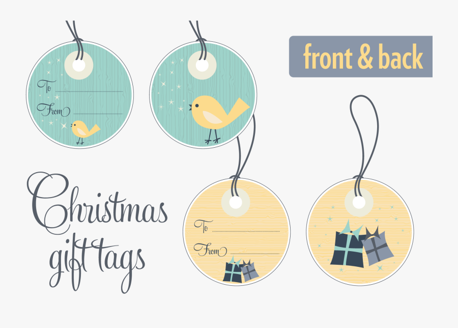 Christmas Gift Tags Example Image - Ashanti, Transparent Clipart