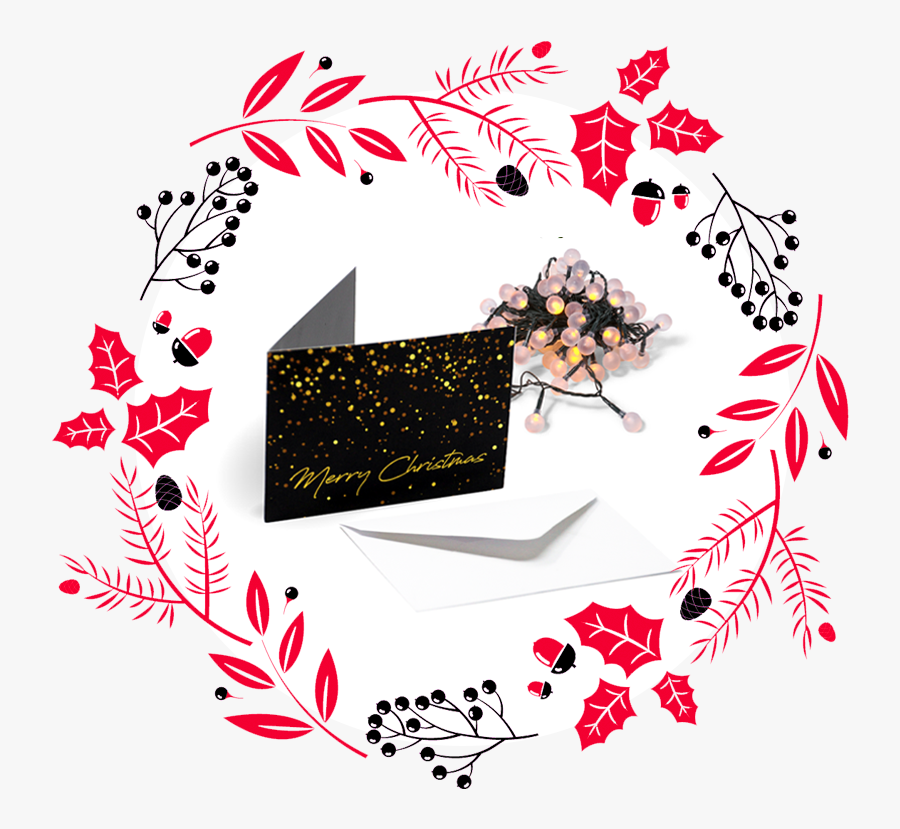 Gold Christmas Wreath Png, Transparent Clipart