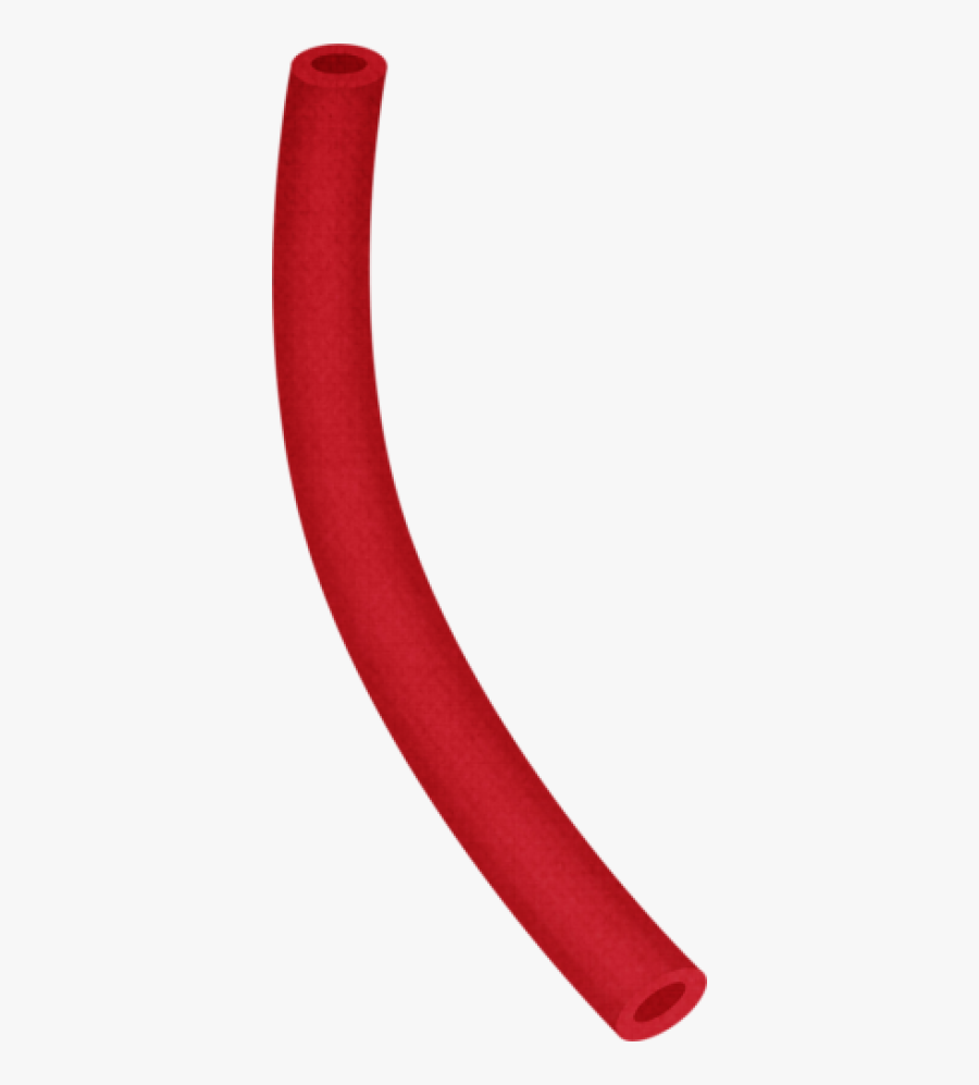 Red Water Noodle - Pool Noodle Transparent Background, Transparent Clipart