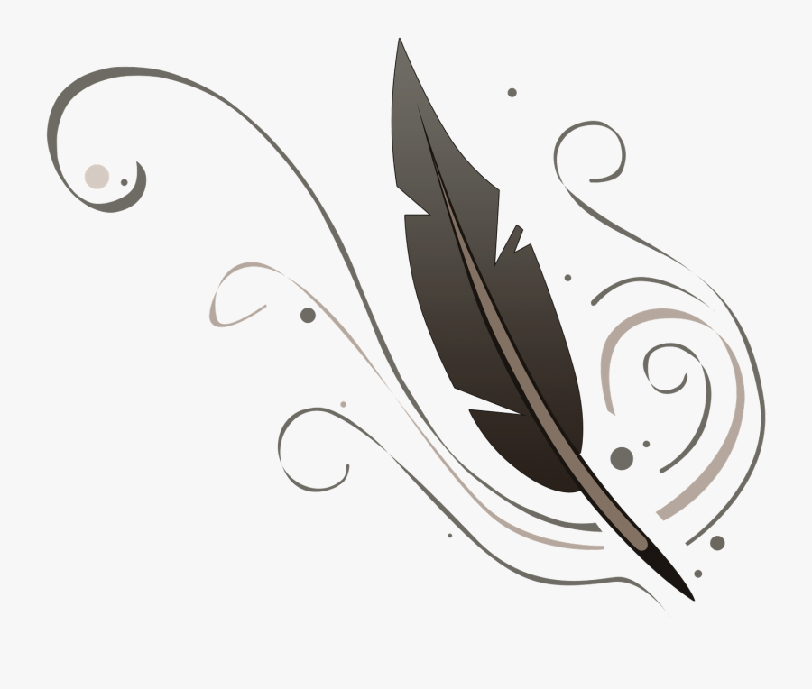 Feather Pen, Transparent Clipart