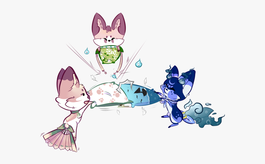 Fighting Clipart Pillow Fight - Pillow Species On Deviantart, Transparent Clipart