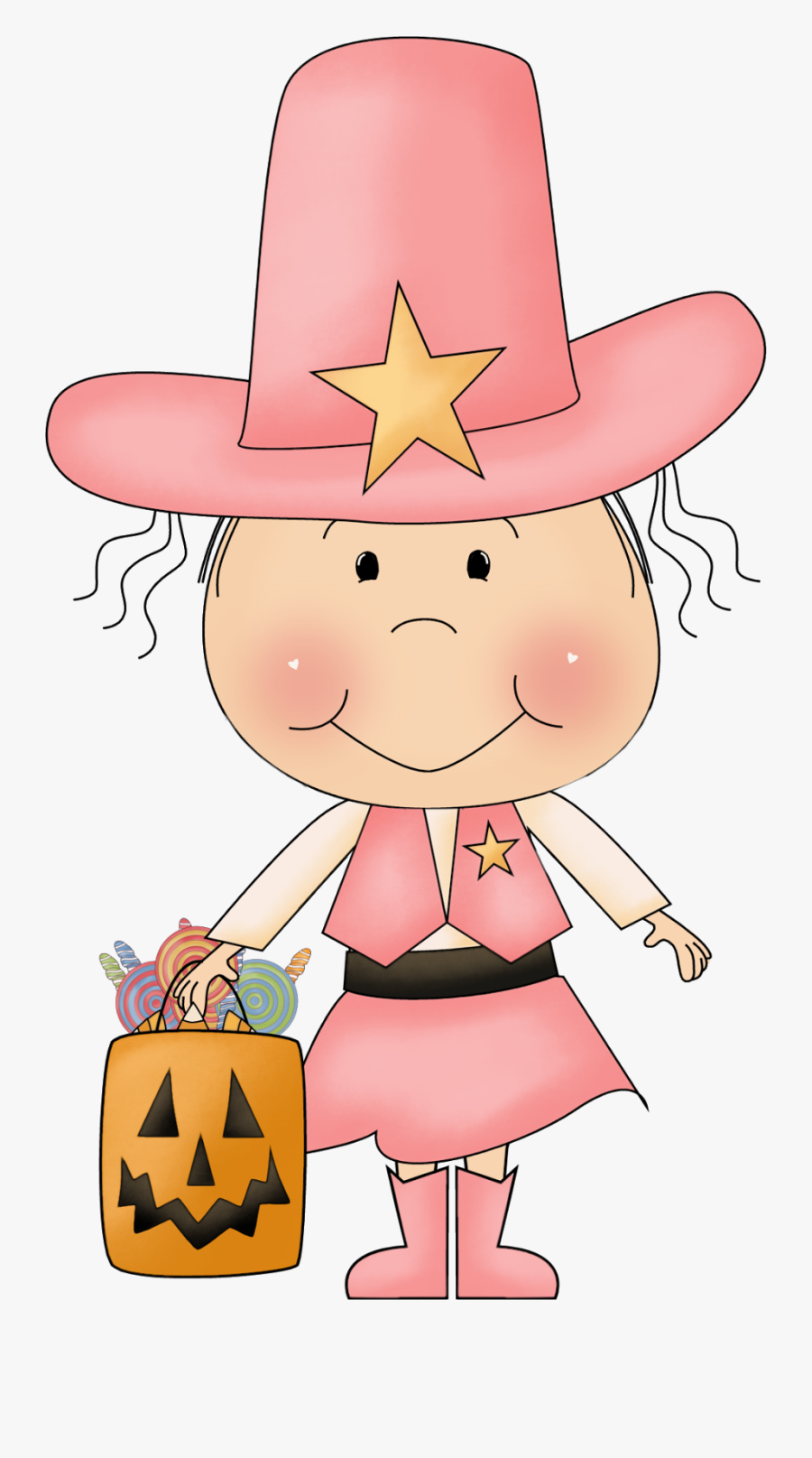 Children Dressed For Halloween Clipart - Cartoon, Transparent Clipart