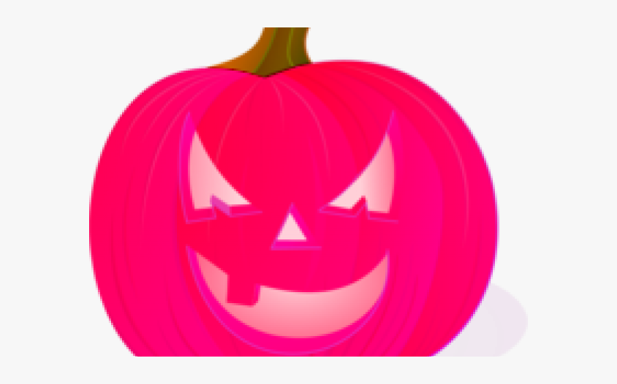 Pumpkin Vector Pink - Jack-o'-lantern, Transparent Clipart