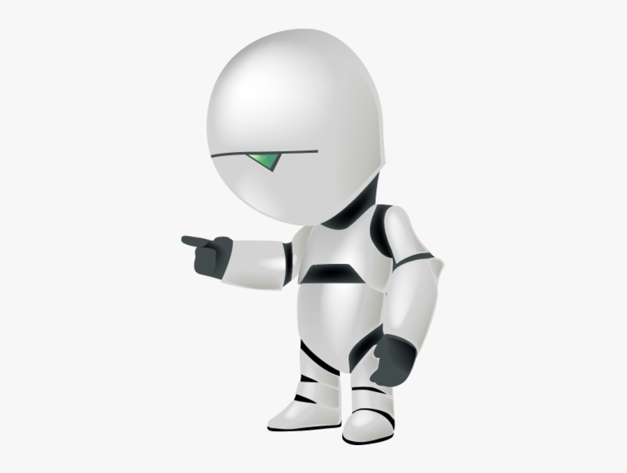 Marvin Robot, Transparent Clipart