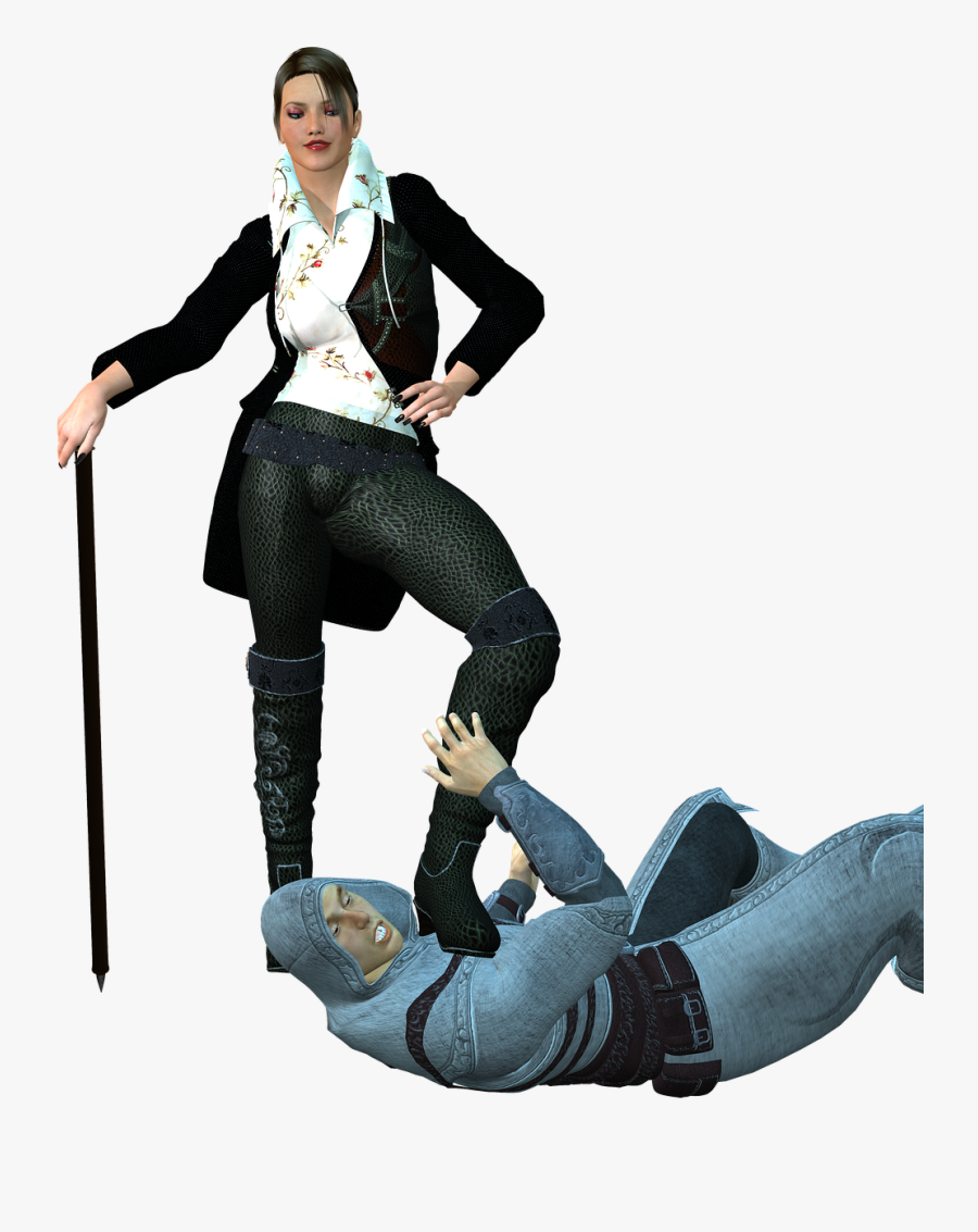 Woman Fight Man, Transparent Clipart