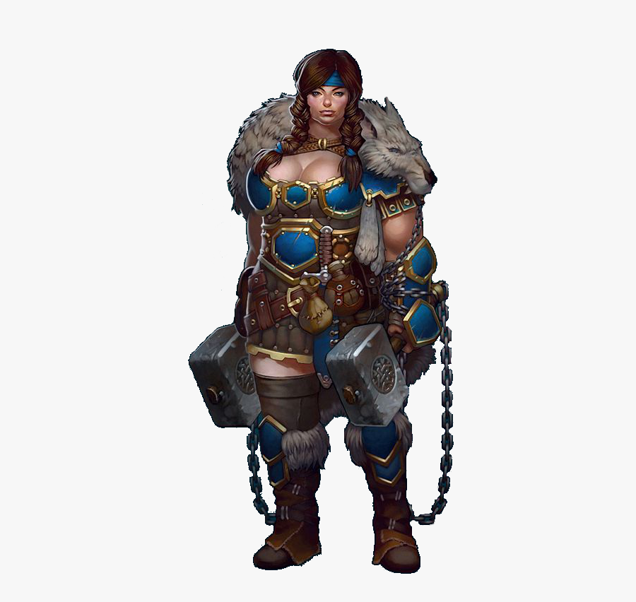 Clip Art Pin By Zapkitten On - Female Dwarf Fantasy Art, Transparent Clipart