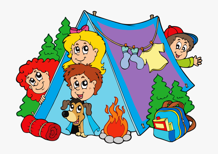 Sleeping In Tight Quarters - Free Clipart Family Camping, Transparent Clipart