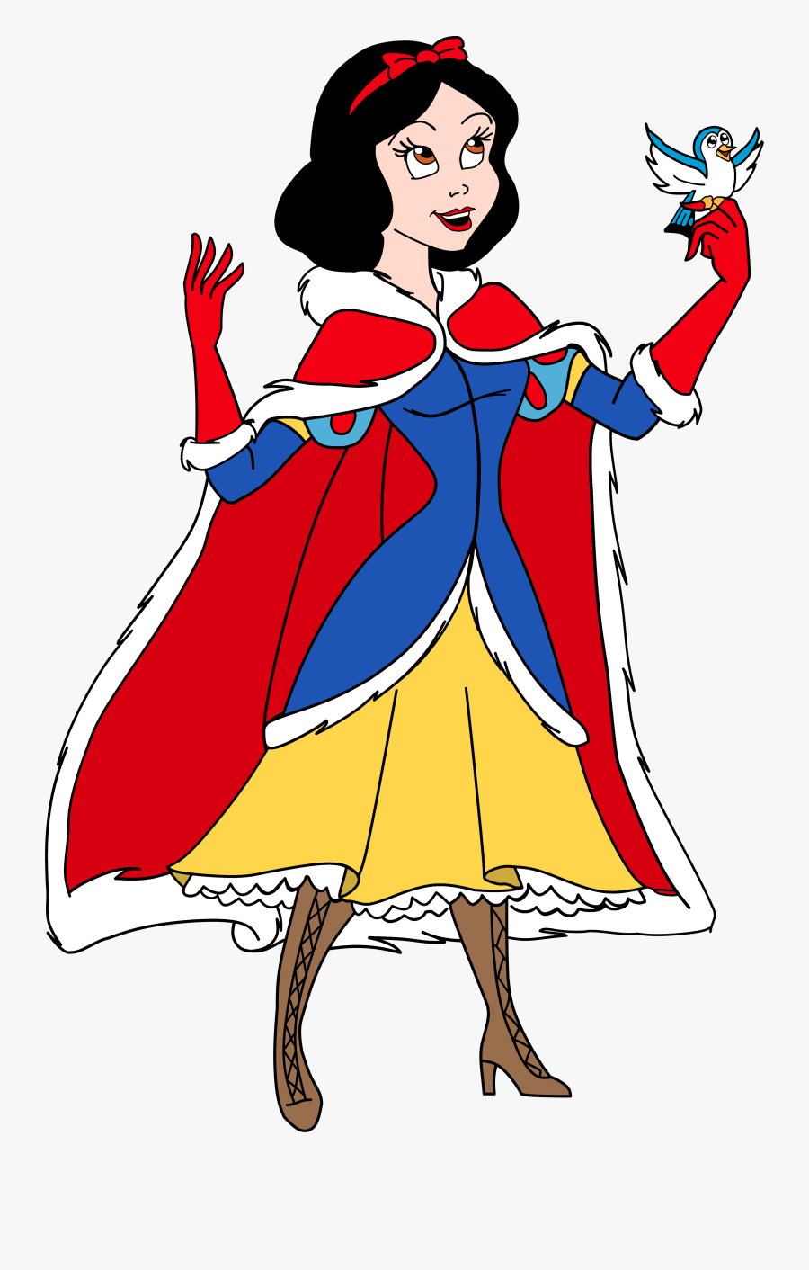 Snow White The Winter Warrior - Cartoon, Transparent Clipart