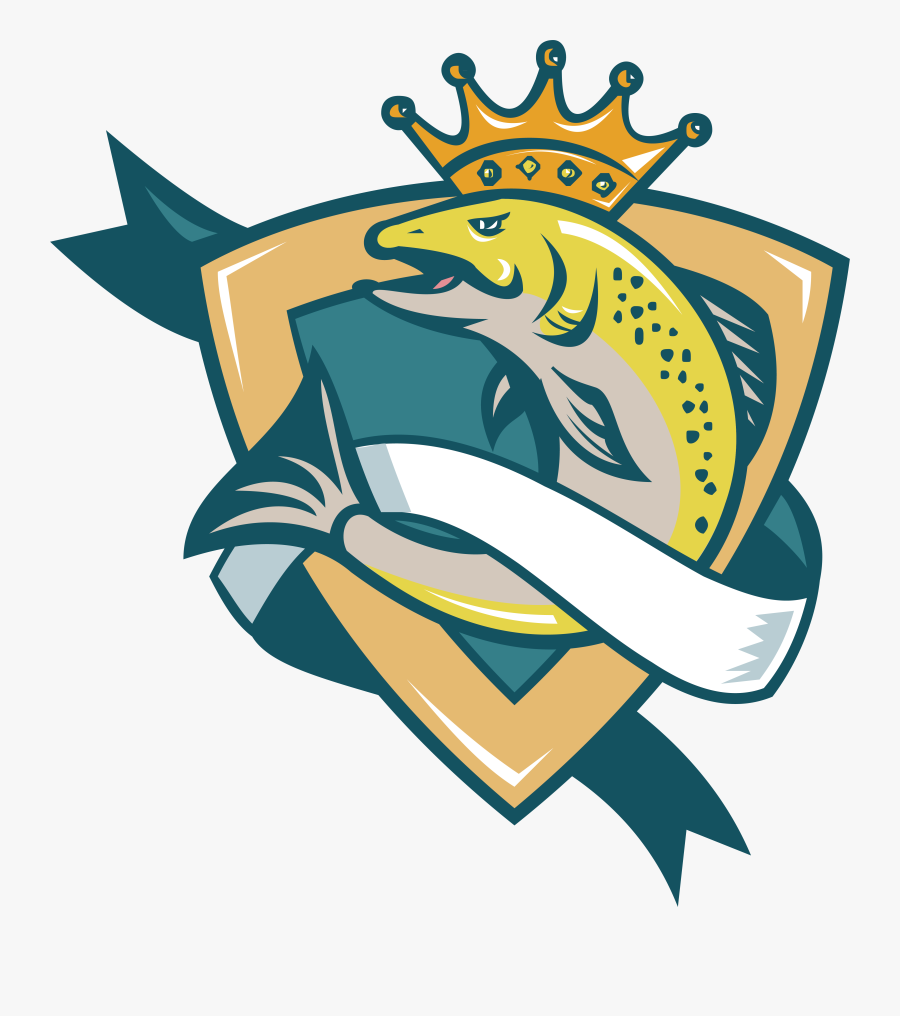 Salmon Clipart Fried Fish - King Salmon Cartoon, Transparent Clipart