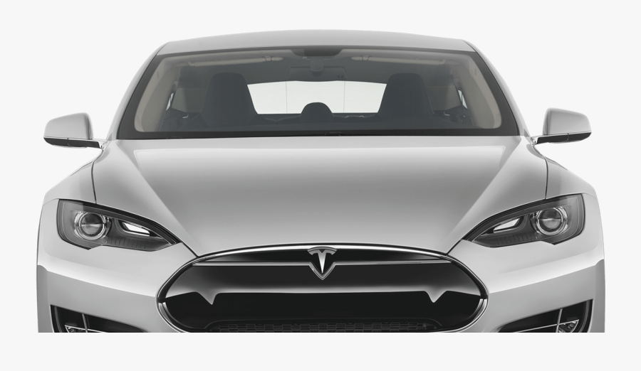 Tesla Transparent Front - Model S Front View, Transparent Clipart
