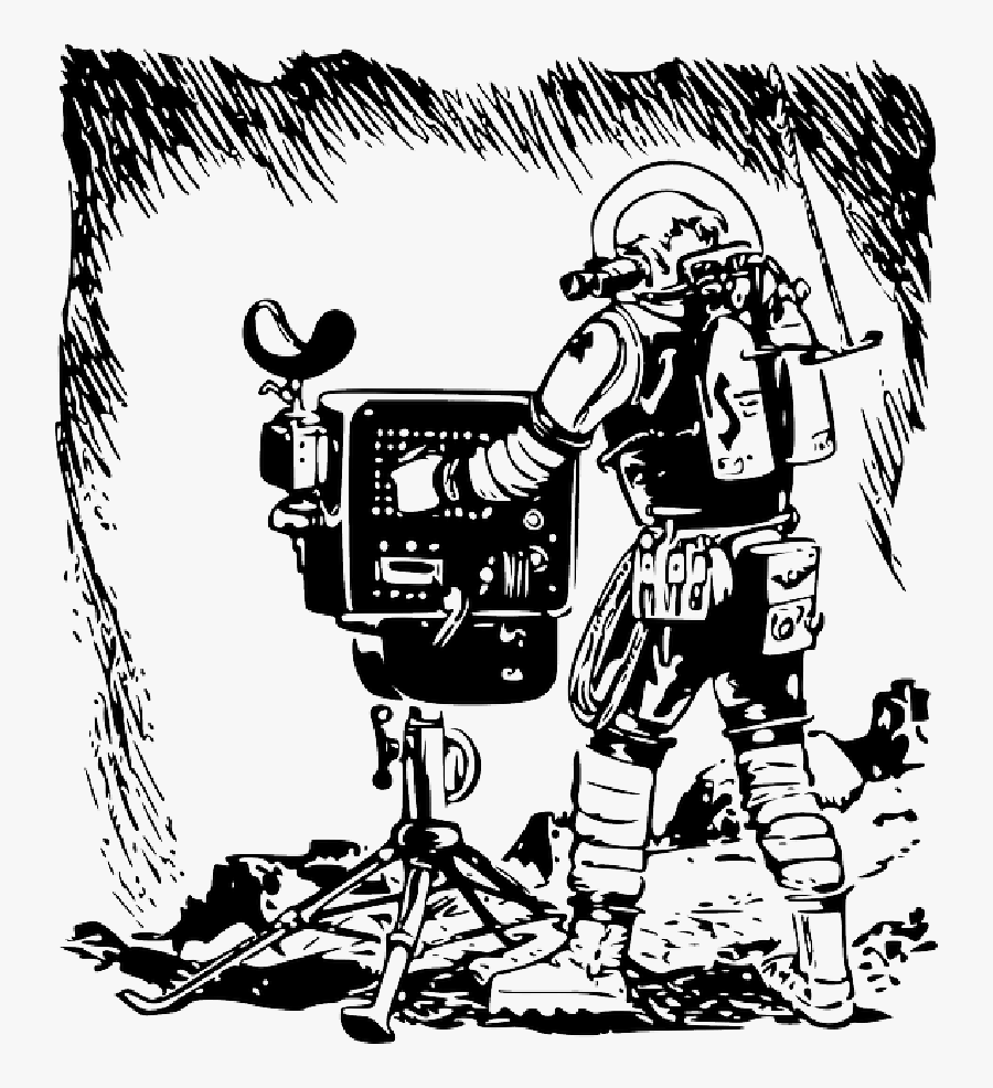 Man In Space, Transparent Clipart