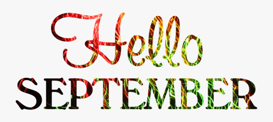 #helloseptember #ftestickers #september #freetoedit - Calligraphy, Transparent Clipart