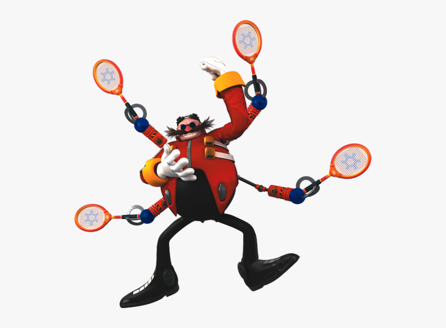 Sega Superstars Tennis Eggman, Transparent Clipart