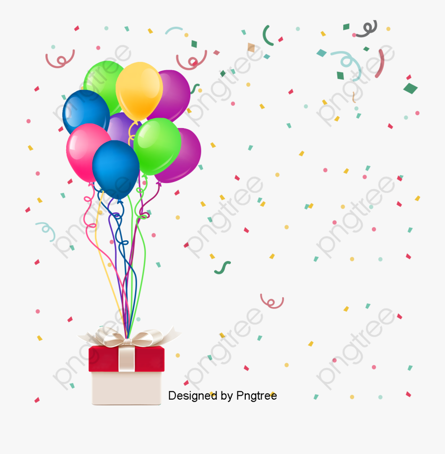 Happy Birthday Clipart Colorful - Happy Birthday Theme Png, Transparent Clipart