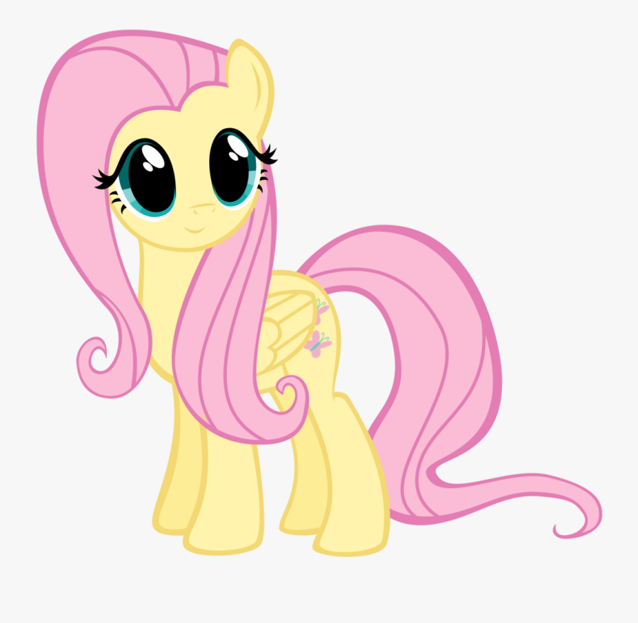 Pony Clipart Simple - Fluttershy, Transparent Clipart