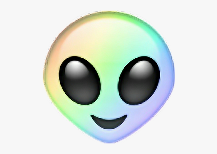 Alien Emoji, Transparent Clipart