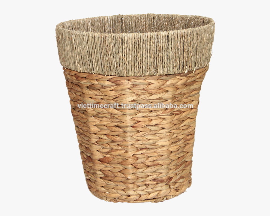 Transparent Laundry Basket Png - Wicker, Transparent Clipart