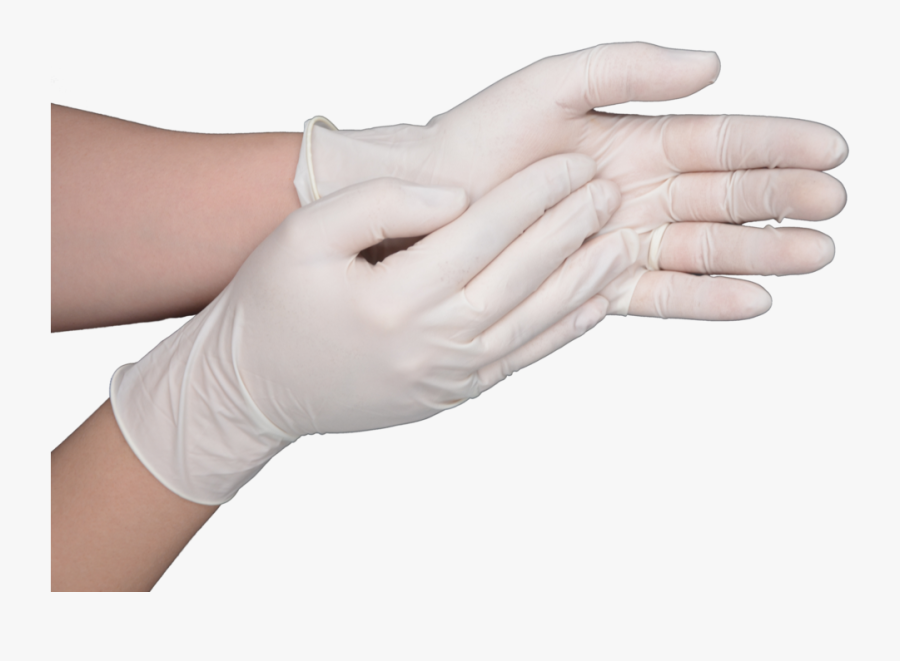 Gloves Clipart Latex Glove - Latex Gloves Transparent Background, Transparent Clipart