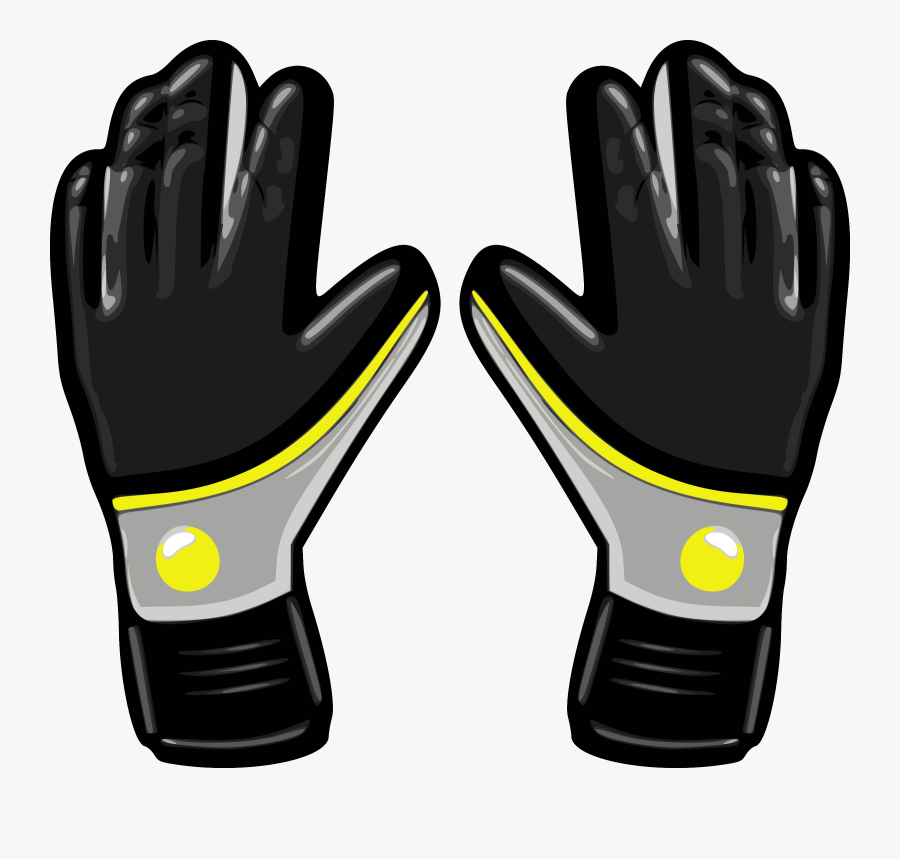 Transparent Rubber Gloves Png - Goalkeeper Gloves Clipart Transparent Background, Transparent Clipart