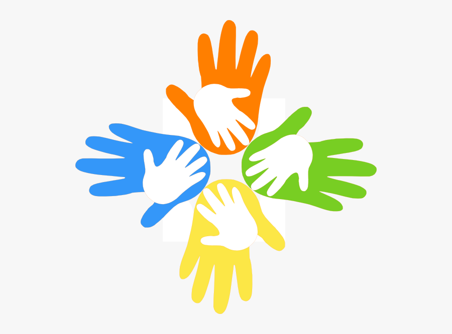Hand In Hand Logo Png, Transparent Clipart