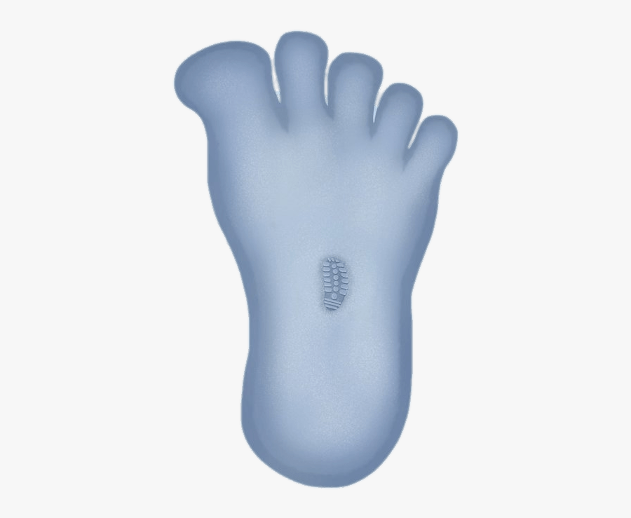 Smallfoot Footprint, Transparent Clipart
