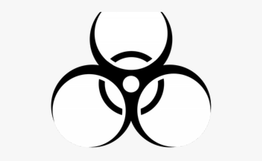 Quarantine Cliparts - Biohazard Symbol Transparent Background, Transparent Clipart