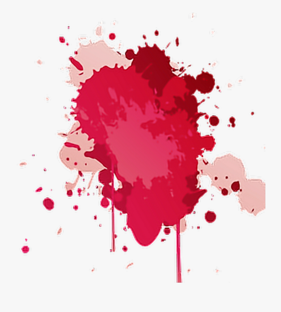 Red Ink Splatter Png - Red Watercolor Splash Png, Transparent Clipart