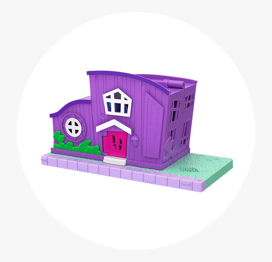 Polly Pocket Pollyville House, Transparent Clipart