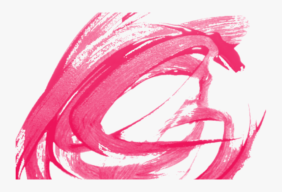 Paint Clipart Smudge - Transparent Pink Lipstick Smudge, Transparent Clipart