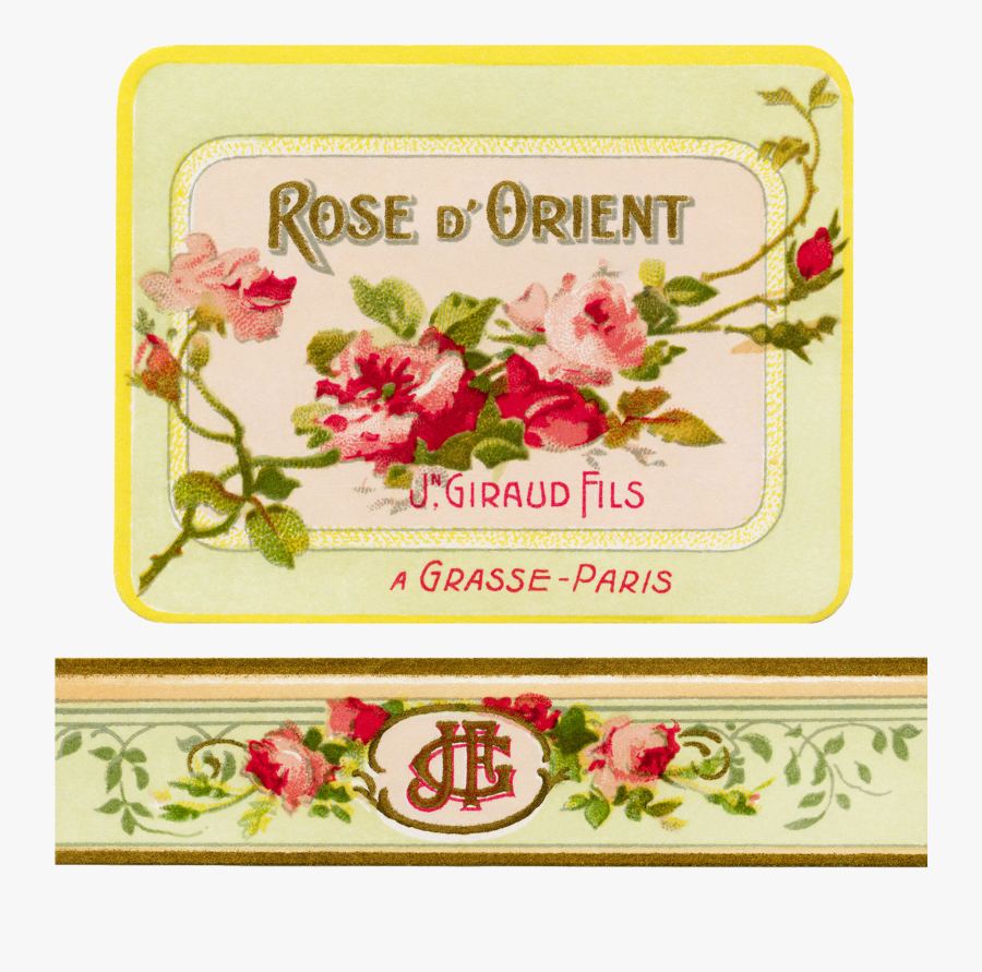 Perfume Png Label, Transparent Clipart