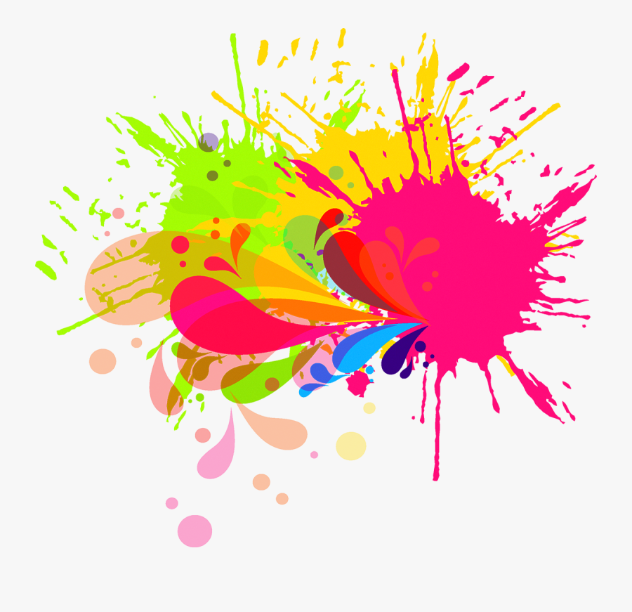 Paint Brush Png Splash - Vector Paint Splatters Png , Free ...