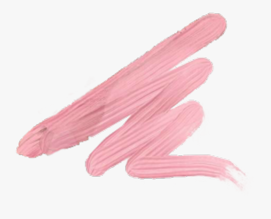 Lipstick Smudge Png Transparent Background - Pink Paint Smear Png, Transparent Clipart