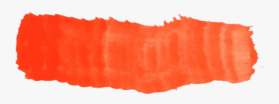 Transparent Brush Stroke Clipart - Red Watercolor Png Transparent, Transparent Clipart