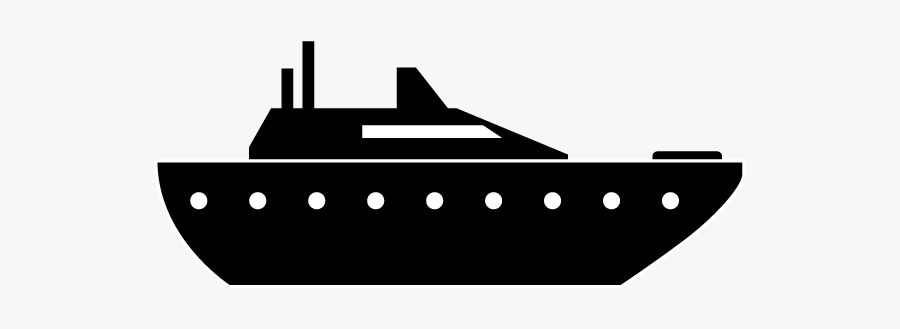 Motor Ship, Transparent Clipart