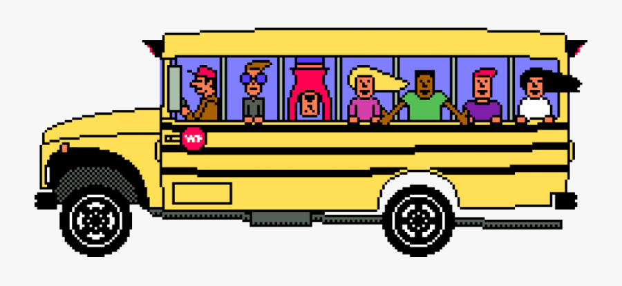 School Bus Service - Animated Bus Gif, Transparent Clipart